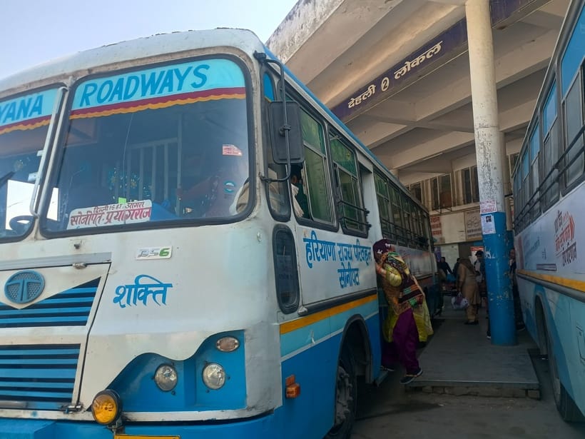 I did not get a seat in the bus to go to Prayagraj, so I booked it for the next day