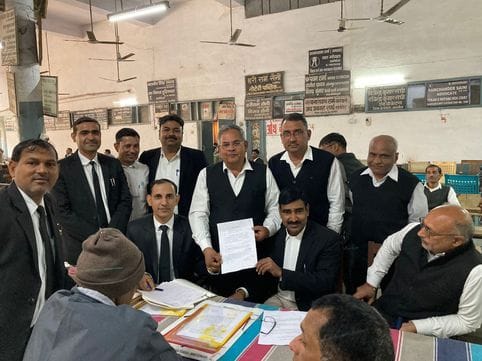 Four candidates filed nomination for the post of Pradhan on the first day
