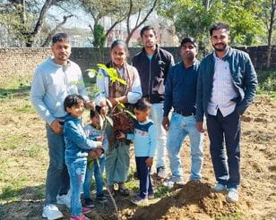 Plantation of saplings in Rambas, gave message of environmental protection