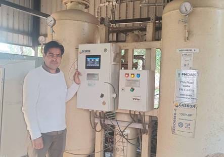 Oxygen plant started in civil hospital after 20 days, parts ordered from Delhi