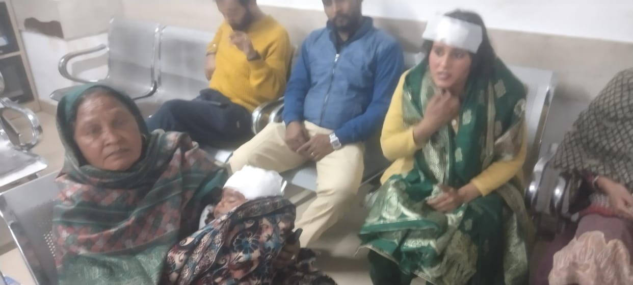 Four cars collide on Barwala-Ambala highway, seven of a family injured