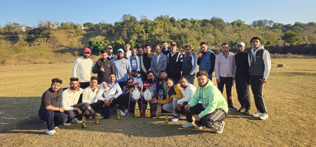 Alampur won the cricket competition by defeating Khaira