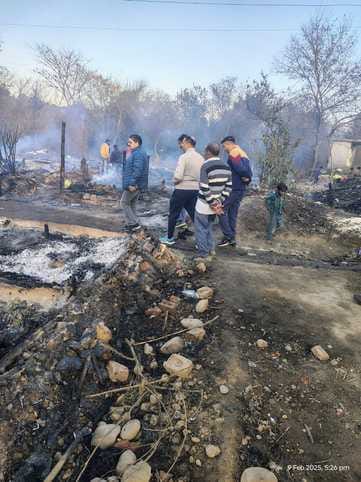 Fire in migrant slums in Fatehpur, 23 families rendered homeless