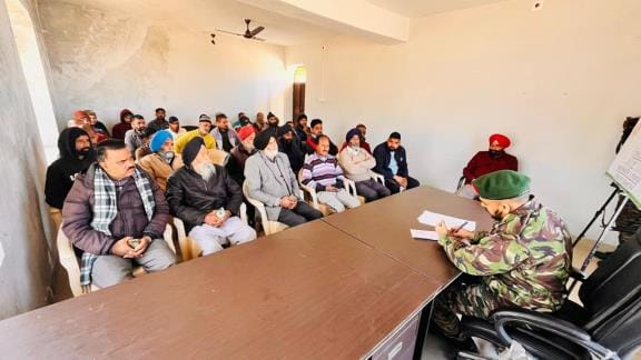 Army held 'discussion over tea' with former sarpanches and panches in Lam, Rajori