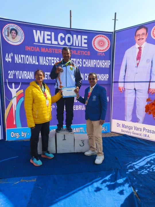 Shiv Pratap won two gold medals in shot put and discus throw