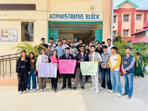 abvp pradarshan in ponta