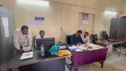 नगर पालिका के राजस्व विभाग से हुई चोरी