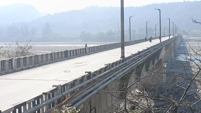 yamuna bridge maintaince work