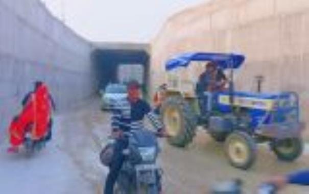 Construction of railway underpass completed, traffic started