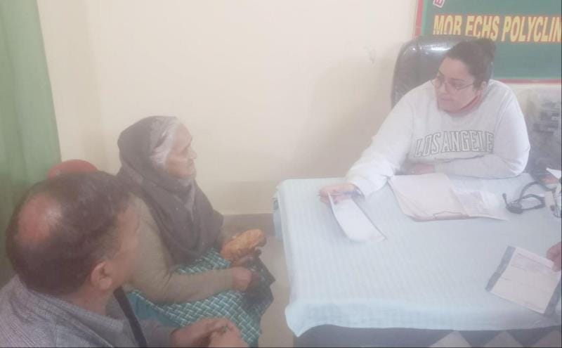 Health checkup of 54 ex-servicemen in Chuwadi