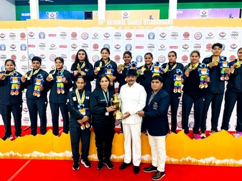 National Games: Haryana's men and women teams became winners in netball, Sonipat players shined