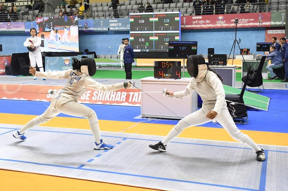 Commonwealth champion fencer Chingakham won gold medal