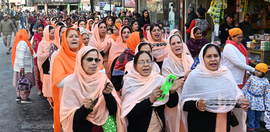 Procession taken out on Guru Ravidas Jayanti