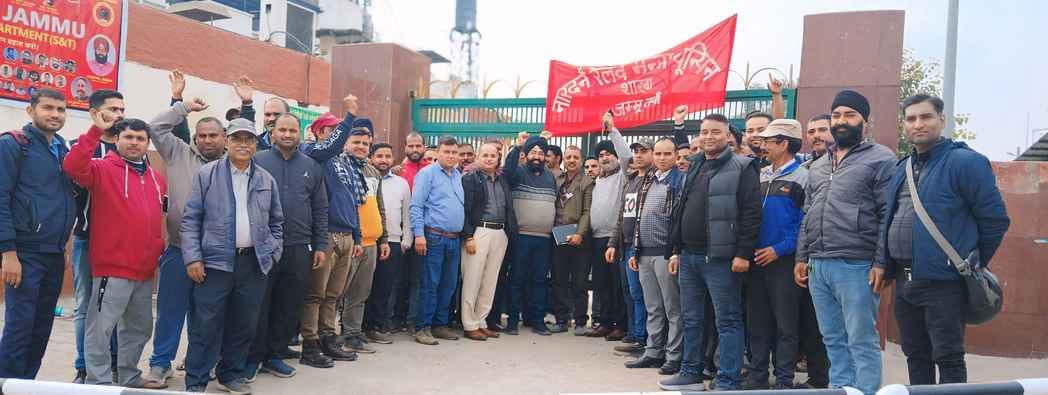 jammu, railway, problem, protest