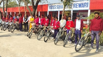 Bicycles distributed to 25 students in Siha