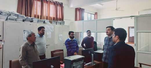 Registrar inspected the university