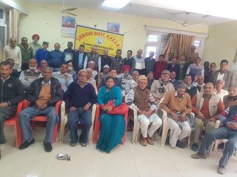 hpseb pensioners union meeting in ponta