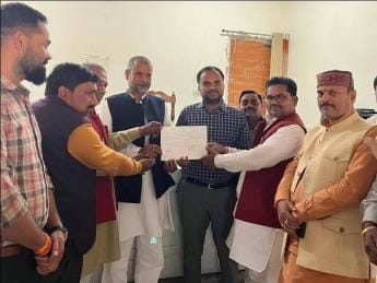 Raman Singh was elected District Panchayat member and Nirmala Devi was elected unopposed as village head