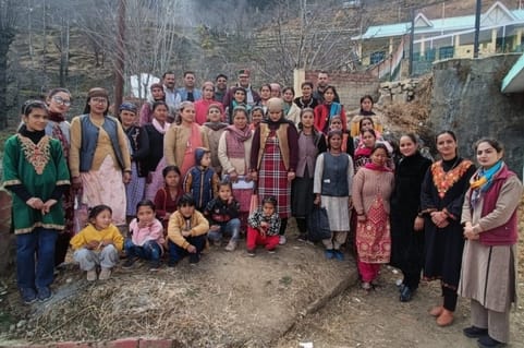 Two day training camp under the first teacher mother in Education Block Jubbal