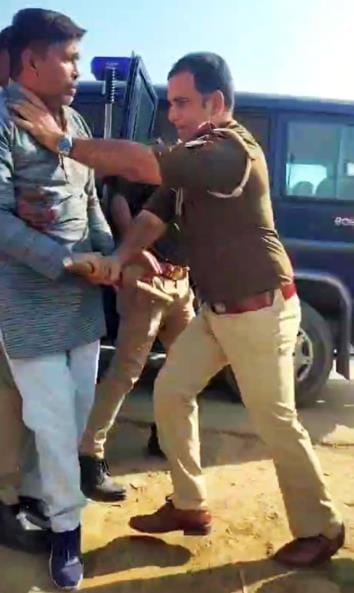 Allegations of indecency and suppressing devotees going to Ayodhya