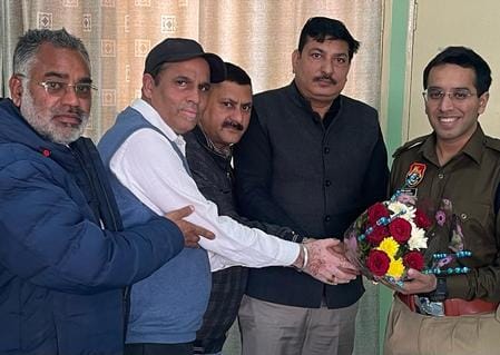 New station incharge of Babain police station takes charge