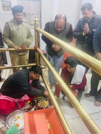 Havan Yagya for world peace in Bajreshwari temple