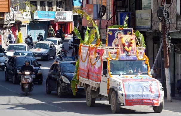 Procession taken out on Ravidas Jayanti, tableau was the center of attraction