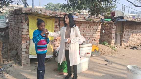 Deworming medicine has been given to three lakh 10 thousand 660 children in the district, first in the state.