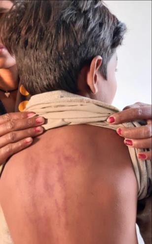 Student beaten for not reading English, family members reached police station