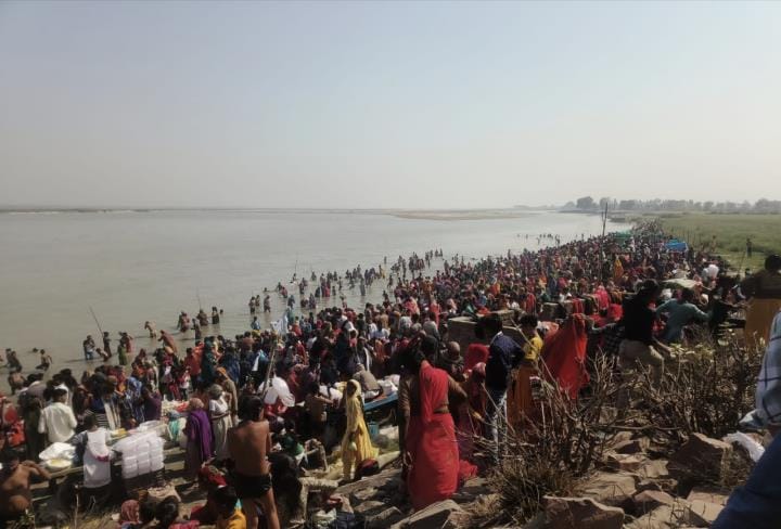 Sankara Ghat resonated with the slogan of Har Har Gange
