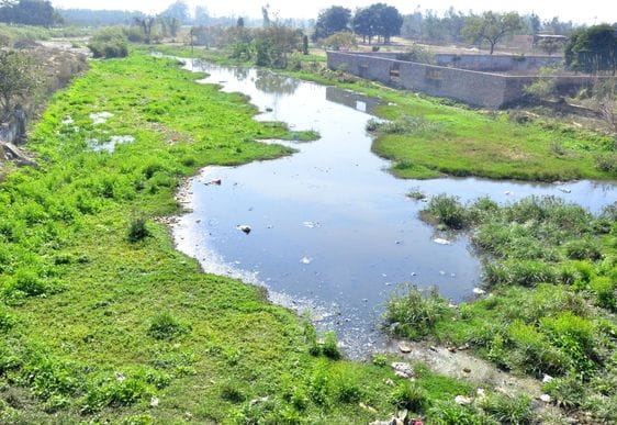The existence of Sot river is in danger due to encroachment