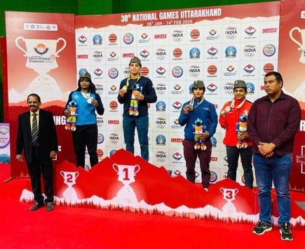 National Games: Tapasya won gold in wrestling