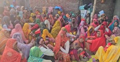 Mourning in village Sarai Rajnagar due to death of 4 people of a family