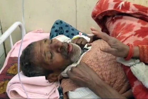 Three people including a girl got burnt after coming in contact with HT line