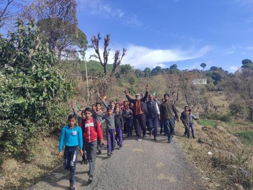 Students And Peoples Held Protest Against Water Supply Department
