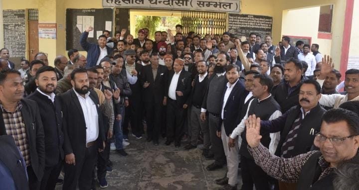 Advocates mobilized, work of deed was also stopped