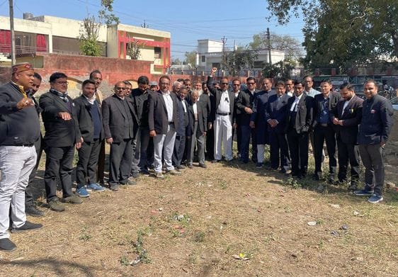 Advocates protested by wearing black bands