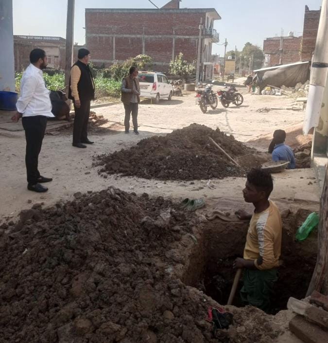 Municipality team stopped illegal construction at two places