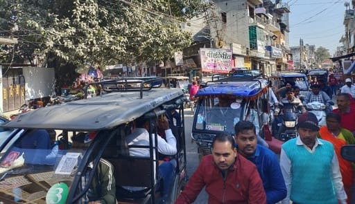 Due to lack of route plan for mass marriage, commuters faced traffic jam throughout the day