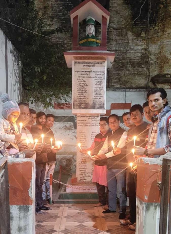 Candle march to remember the martyrs of Pulwama