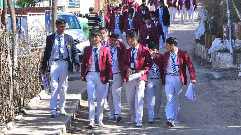 Central Board examinations started, 628 students took the English exam.