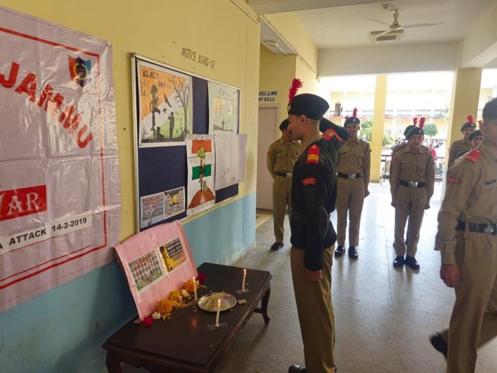 NCC body of College Organised Programme