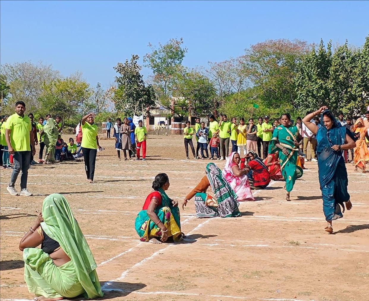 Women participated enthusiastically in sports events
