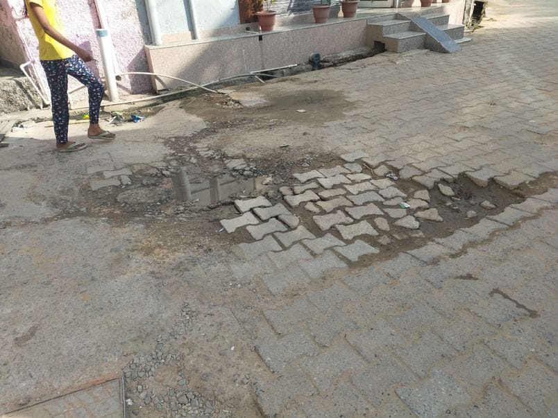 Awaiting solution to the problem of broken streets and sewerage