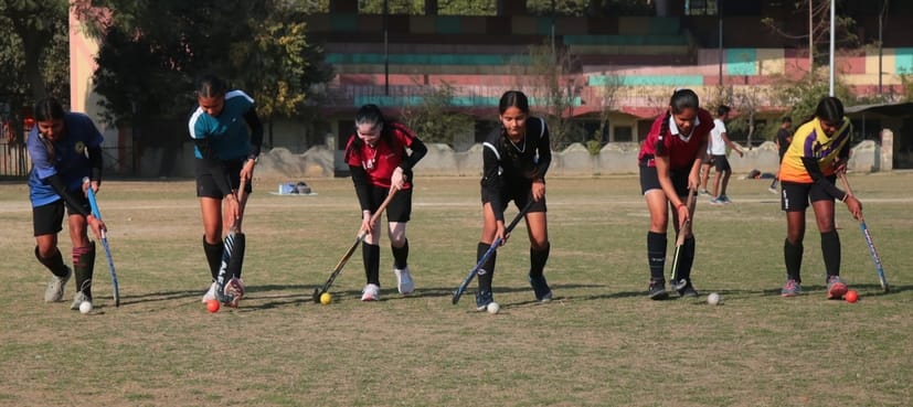 Nine players selected in district level hockey trials