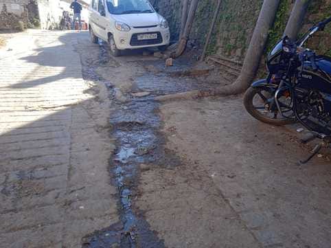 Water supply line is leaking everywhere, department is not taking any action