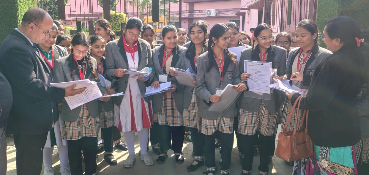Students' faces lit up after seeing the English question paper
