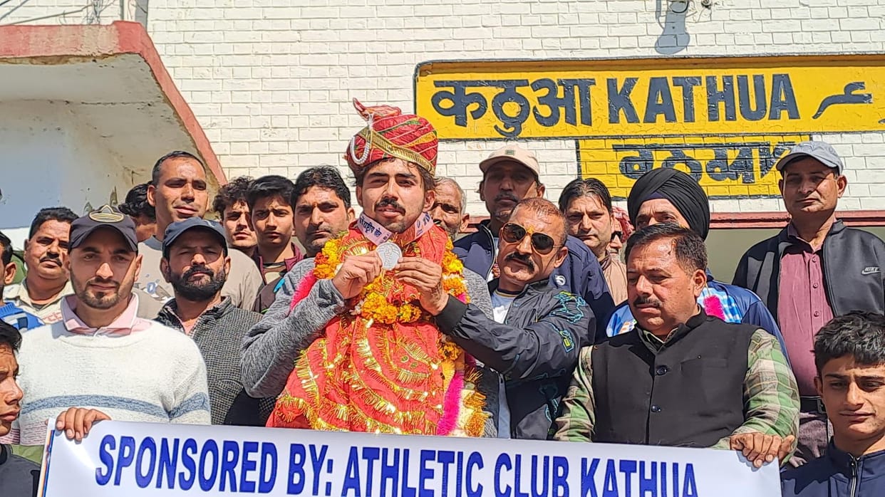 Welcome of Netball player Gagandeep Kumar
