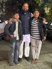 MLA Devendra Attri will provide laptops to Keshav and Yuvraj for studies