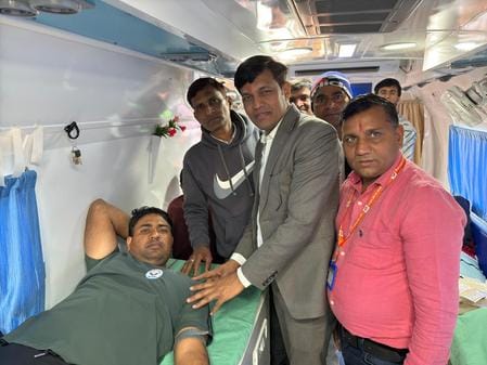 Blood donation camp organized in memory of Pulwama martyrs